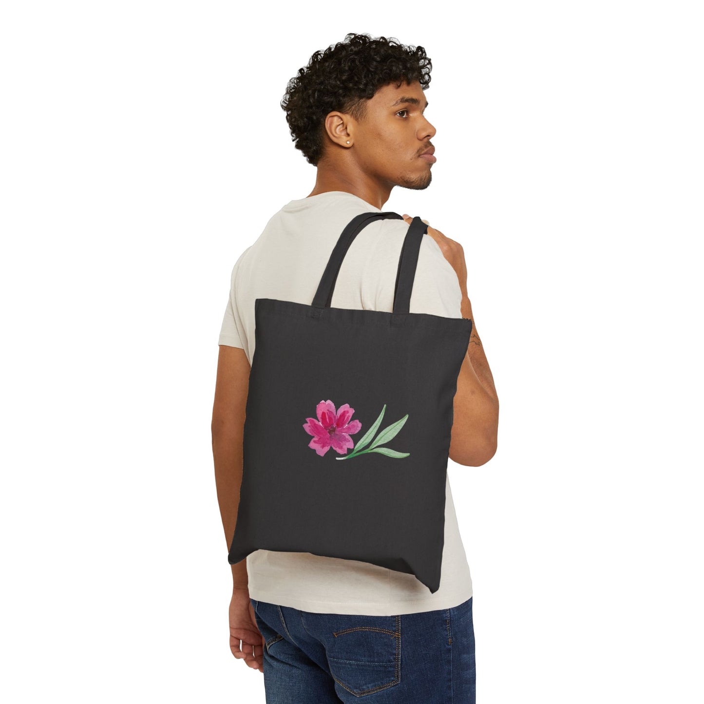Christian Floral Tote Bag