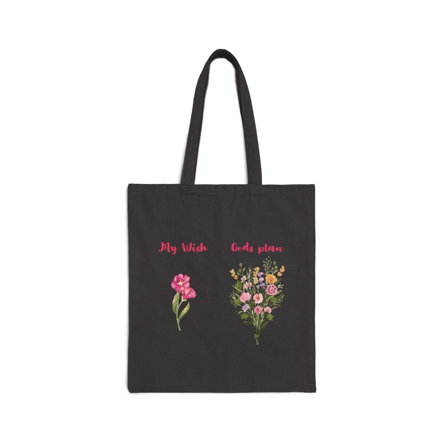 Christian Floral Tote Bag